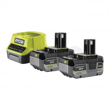 RYOBI RC18120-240X 18V One Plus 2x  akumulátor 4,0 Ah a nabíječka Lihtium+ 5133005092