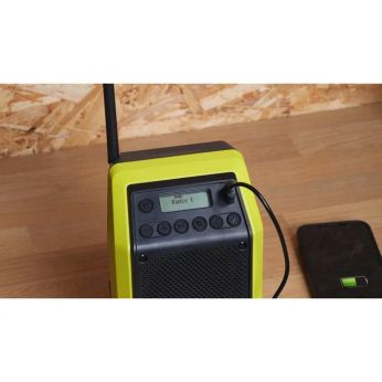 RYOBI RRDAB18-0 18V Akumulátorové Bluetooth DAB rádio 5133005599