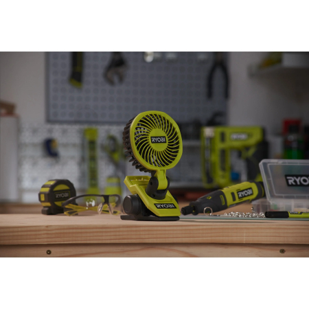 RYOBI RCF4-0 4V Akumulátorový ventilátor s klipsem USB Lithium 5133006130