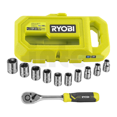 RYOBI RHRS10PC 10-dílná ¼˝ sada ráčny a nástrčných klíčů 5132006067