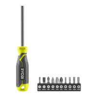 RYOBI RHSDSM11PC 11-ti dílná sada šroubováků mix 5132006227