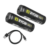 RYOBI RB4L30X2 3,0Ah Akumulátor USB Lithium, 2 ks, 5133006547