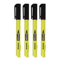 RYOBI RHMFM Černý popisovač s tenkým hrotem, sada 4 ks 5132006705