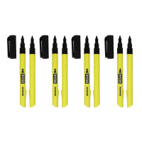 RYOBI RHMFM Černý popisovač s tenkým hrotem, sada 26 ks 5132006794