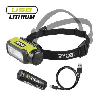 RYOBI RHT4 4V USB Lithium™ čelovka (1 x 2,0 Ah) 5133006810