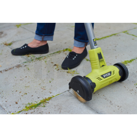 RYOBI RY18PCA 18V ONE+™ Akumulátorový patio čistič s drátěným kartáčem (1 x 4,0 Ah) 5133005425