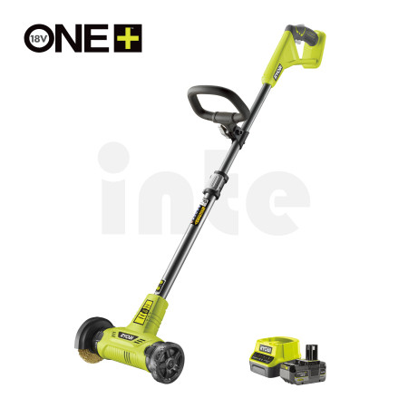 RYOBI RY18PCA 18V ONE+™ Akumulátorový patio čistič s drátěným kartáčem (1 x 4,0 Ah) 5133005425