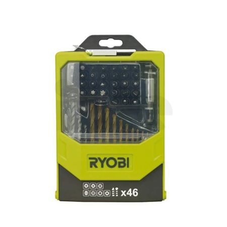 RYOBI sada vrtáků a šroubovacích bitů 46 ks 5132002686