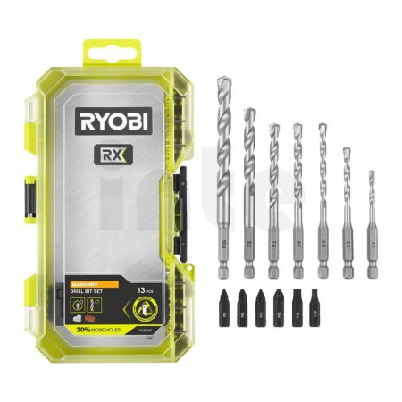 RYOBI RARXM7 RX sada vrtáků do zdiva, 7 ks 5132006640