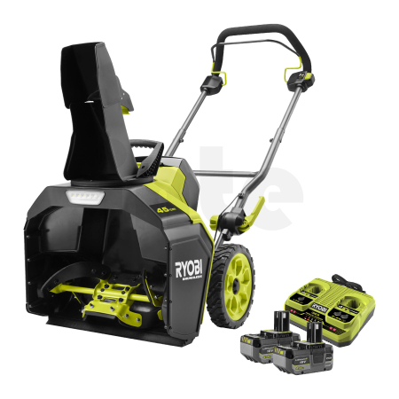 RYOBI RY18STX45A-240 Bezuhlíková sněhová fréza, šířka záběru 45cm, (2x4.0Ah) 5133006814