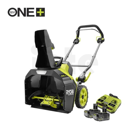 RYOBI RY18STX45A-240 Bezuhlíková sněhová fréza, šířka záběru 45cm, (2x4.0Ah) 5133006814