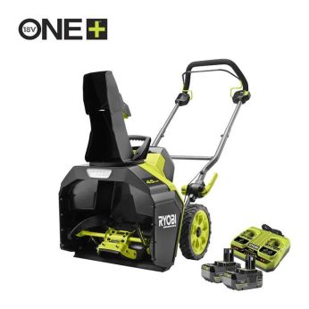 RYOBI RY18STX45A-240 Bezuhlíková sněhová fréza, šířka záběru 45cm, (2x4.0Ah) 5133006814
