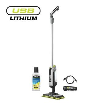 RYOBI RSM4-120G 4V USB Lithium Akumulátorový vibrační mop s rozprašovačem (1x 2,0 Ah) 5133006688