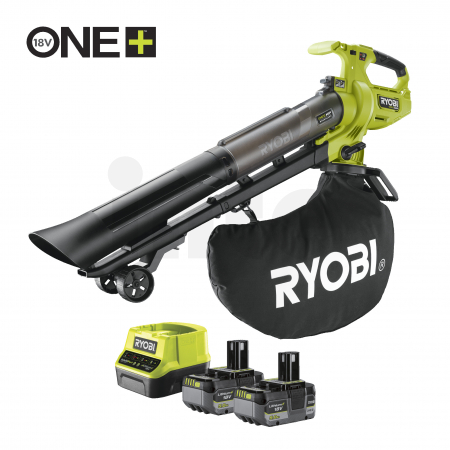 RYOBI RY18BVXA 18V HP Bezuhlíkový fukar/vysavač  (1x5.0Ah) 5133005666