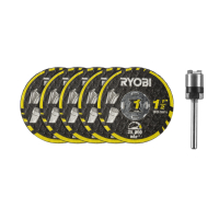 RYOBI RAR301-6 5ks sada 38mm kotoučů Twist Lock 5132005836