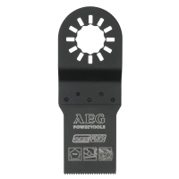 RYOBI Blades for Oscillating Tool Bimetalový zařezávací plátek. Aplikace: dřevo, kov, PVC. Ponorný řez do dřeva, oceli, mědi a h