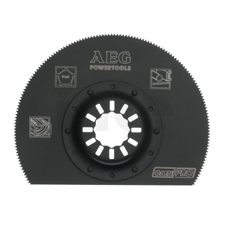 RYOBI Blades for Oscillating Tool Bimetalový zarovnávací kotouč. Aplikace: dřevo, kov, PVC. Ponorný řez do masivního dřeva. Zaro