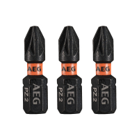 RYOBI AAK25 AEG Rázový šroubovací bit Ballistic 25mm PZ2 – 3ks 4932479171