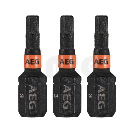 RYOBI AAK25 AEG Rázový šroubovací bit Ballistic 25mm Hex 3 – 3ks 4932479177
