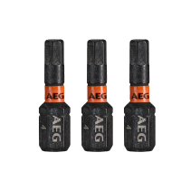 RYOBI AAK25 AEG Rázový šroubovací bit Ballistic 25mm Hex 4 – 3ks 4932479178