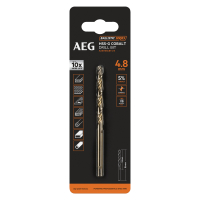 RYOBI AAKHSSCBT AEG HSS-G kobaltový vrták do kovu 4.8mm – 1ks 4932479331