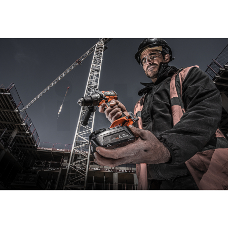 RYOBI BSB 18C3BL 18V Bezuhlíková příklepová vrtačka, 2x 4.0 Ah akumulátor 4935478938