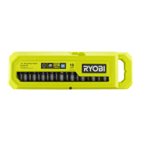 RYOBI RHDIS10PC Sada 10 nástrčných hlavic do rázových utahováků 5132006071