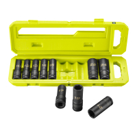RYOBI RHDIS10PC Sada 10 nástrčných hlavic do rázových utahováků 5132006071