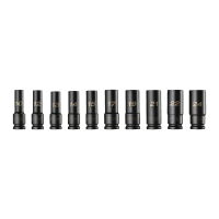 RYOBI RHDIS10PC Sada 10 nástrčných hlavic do rázových utahováků 5132006071