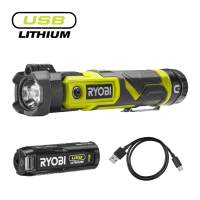 RYOBI RLP4-120G 4V Akumulátorové otočné světlo USB Lithium (1x 2,0Ah) 5133006131