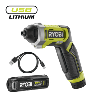 RYOBI RSD4 4V Akumulátorový šroubovák USB Lithium (1x 2,0Ah) 5133006210