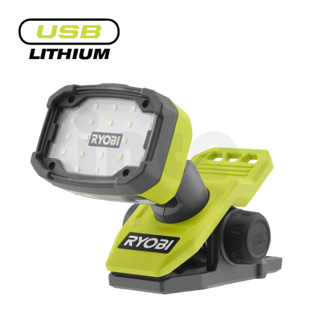 RYOBI RLC4 4V Akumulátorové světlo s klipsem USB LITHIUM™ 5133006312