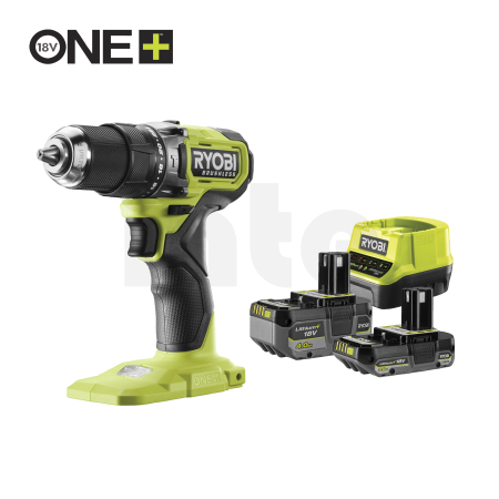 RYOBI RPD18BL1-2C42S 18V ONE+ Bezuhlíková příklepová vrtačka (4,0Ah, 2,0Ah) 5133006138