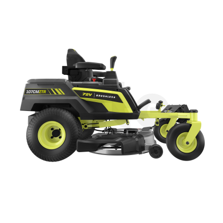 RYOBI RY72ZTRX107 72V Bezuhlíkový zahradní rider s nulovým poloměrem otáčení, šířka záběru 107cm 5133005761