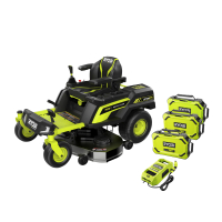 RYOBI RY72ZTRX137 72V Bezuhlíkový zahradní rider s nulovým poloměrem otáčení, šířka záběru 137cm 5133005762