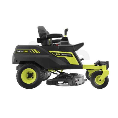 RYOBI RY72ZTRX76 72V Bezuhlíkový zahradní rider s nulovým poloměrem otáčení, šířka záběru 76cm 5133005760